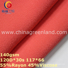 Tingimento Rayon Viscose Chiffon Fabric para Vestuário Mulher (GLLML315)